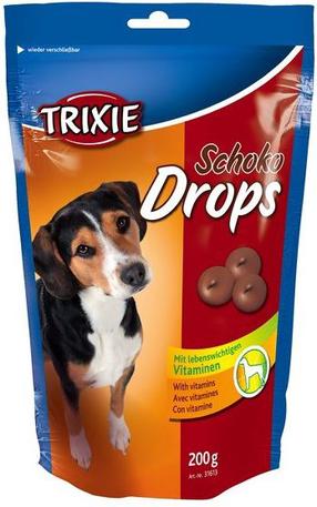 Skanėstas šunims Trixie Chocolate Drops, 0.2 kg
