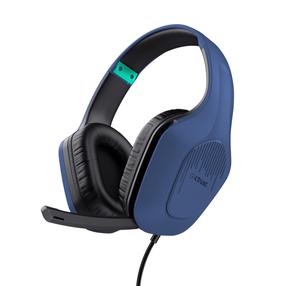 Vadu spēļu austiņas Trust GTX 415 Zirox, zila krās.
