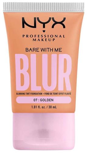 Skystas makiažo pagrindas NYX Professional Makeup Bare With Me Blur, 07 golden, 30 ml