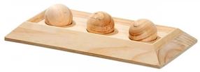  Grauzēju rotaļlieta Karlie Brain Train, 30 cm x 15 cm x 5 cm, brūna krās.