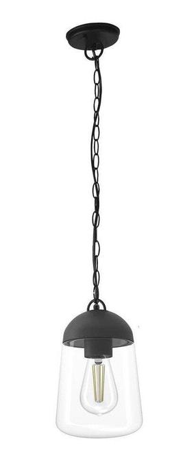Prekė su pažeista pakuote. Lauko pakabinamas šviestuvas CristalRecord Nera, E27, IP44, juoda sp., 15 cm x 30 - 80 cm