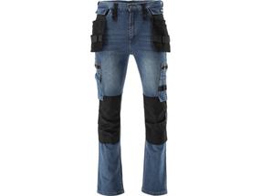 Tööpüksid meeste Yato Stretch YT-79054, sinine v./must v., XL suurus