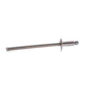 Nerūsējošā tērauda kniedes pusapaļa galva Haushalt, 3.2 mm x 10 mm, 50 gab.
