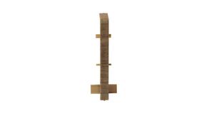 Grindjuosčių jungtis Cezar MasterLine W-PS-LL2ML60-M451, 1.6 cm x 6 cm x 1.5 cm, ruda sp., 2 vnt.