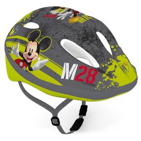 Jalgrattakiiver Disney Mickey, roheline v./hall v., 52-56 cm