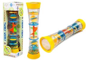 Attīstoša rotaļlieta Lean Toys Twirly Whirly, 33 cm, dzeltena krās.