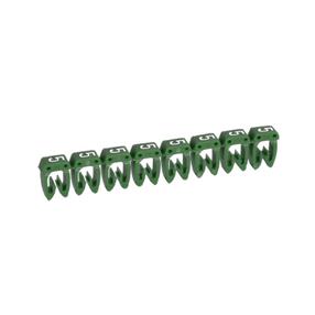 Кабельный маркер Legrand 1.5-2.5MM2, зеленый цв., 120 шт.
