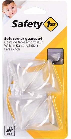 Stūra aizsardzība Safety 1st Soft, caurspīdīga krās., 4 gab.
