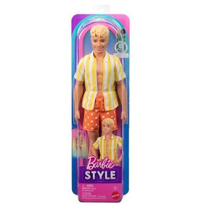 Kукла Кен Mattel Barbie Style Ken JJN66, 30 см, желтый цв.