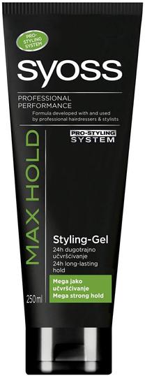 Plaukų želė Syoss Max Hold, 250 ml