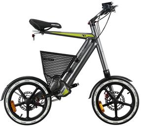 Elektriskais velosipēds Zontes TDR1Z, 16", 250 W, 13.5 Ah, sudraba krās.