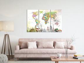 Reprodukcija Artgeist Wonders Of The World, k-c-0117-b-e, 90 cm x 60 cm