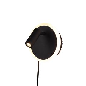 Светильник настенный Trio Jordan 229210232, LED, 3000 °К, 2 x 5 Вт, черный цв. / черный цв.