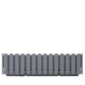 Lillepott Prosperplast BOARDEE FENCYCASE DDEF600-405U, plastik, 58 cm x 18 cm, Ø 58 cm, hall v.