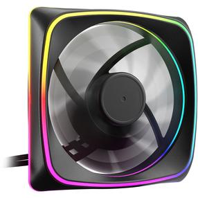 Oro aušintuvas korpusui Sharkoon SHARK Lights RGB PWM(B), 120 mm x 120 mm