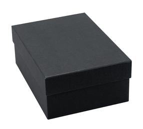 Dovanų dėžutė, 18 cm x 8 cm x 25 cm, juoda sp.