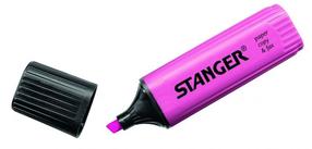 Tekstimarker Stanger, roosa v., 10 tk