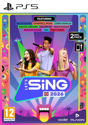 PlayStation 5 (PS5) žaidimas PLAION Let's Sing 2026 + 2 microphones
