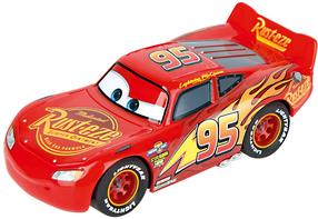 Žaislinis lenktyninis automobilis Carrera Cars Lighting McQueen 20065010, 1:43, raudona sp.