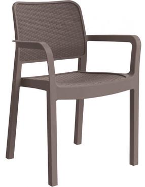 Lauko kėdė Keter Samanna Samanna, smėlio ruda, 58 cm x 53 cm x 83 cm