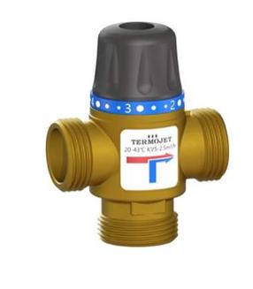Sajaukšanas vārsts Termojet TMV232, trīsceļu, ūdensvadam, apkures sistēmām, 1''