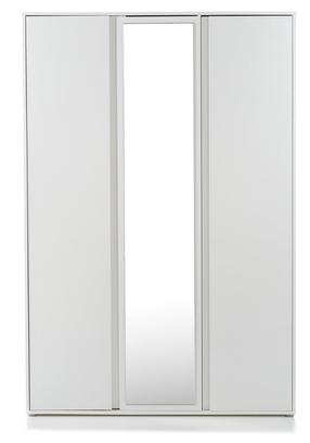 Spinta Forte Lisson LSQS731-120, balta sp., 60 cm x 129.7 cm x 193.7 cm, su veidrodžiu