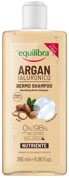 Šampoon Equilibra Argan Nourishing Dermo, 265 ml