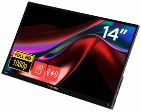 Monitor Verbatim Light 32088, TFT LCD, 60 Hz, FHD, 14"