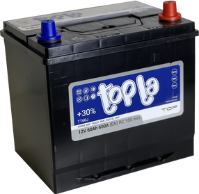 Аккумулятор Topla TOP JIS TT60J, 12 В, 60 Ач, 600 а