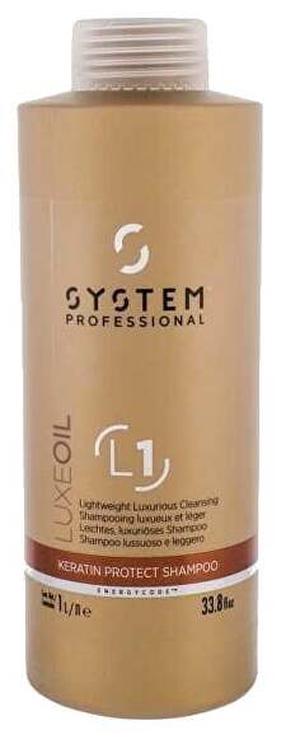 Šampūns Wella System Professional Luxeoil Keratin Protect, 1000 ml