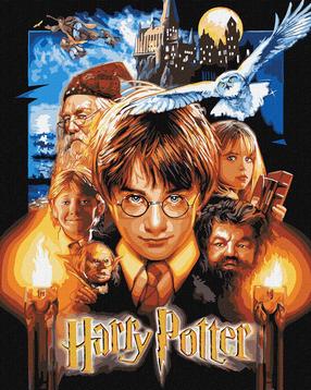 Картина по номерам Ideyka Harry Potter Poster, многоцветный
