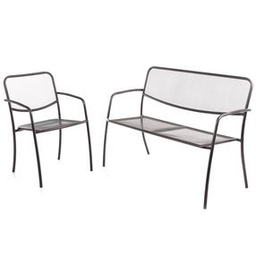 Āra sols Patio Vinci, pelēka krās., 58 cm x 118 cm x 87.5 cm