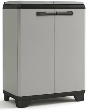 Atliekų rūšiavimo sistema Keter Planet, 2 x 110 l, pilka sp.