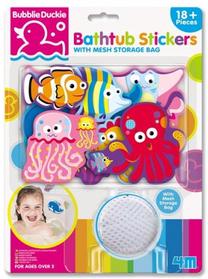 Vonios žaislas 4M Bubblie Duckie Bathtub Stickers Sea Life 04745, įvairių spalvų, 18 vnt.