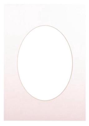 Paspartuu Victoria Collection Oval, 21 cm x 29.7 cm, valge v.