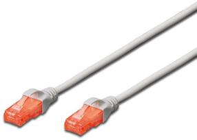 Laidas Digitus CAT 6 UTP RJ-45 8P8C, RJ-45 8P8C, 5 m, pilka sp.