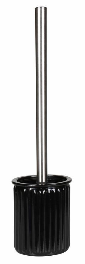 Tualeto šepetys Splendid Strip LA-STRIP-SZCZWC-CZA, sidabro/juoda, 8 cm x 37 cm x 8 cm