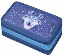 Herlitz Penalas, užpildytas, 31 dalis, su 3 spynomis - Wild Animals, Vilkas