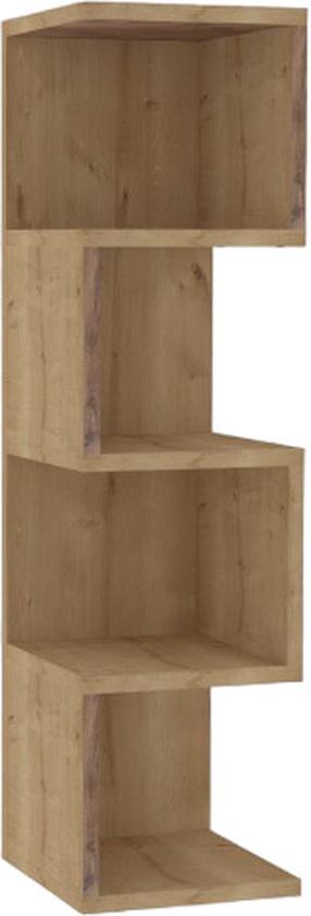 Pastatoma lentyna Kalune Design Alin 495SSE1205, ąžuolo sp., 95 cm x 25 cm x 27 cm