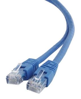 Провод Gembird Cablexpert UTP CAT6 PP6U-5M/B RJ-45 Male, RJ-45 Male, 5 м, синий цв.