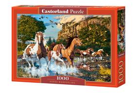 Пазл Castorland Horse Wonderland 1000 el. C-104789-2, 47 см x 68 см, 100 шт., многоцветный