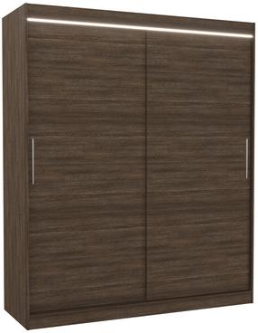 Spinta ADRK Lincoln LED, ruda sp., 58 cm x 180 cm x 215 cm