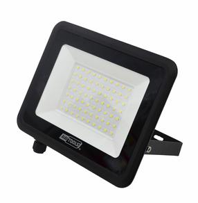 Prožektors bez kustības sensora, pārvietojams AWTools Slim AW17903, 50 W, 4750 lm, 6000 °K, IP65, melna krās.