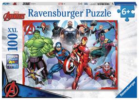 Пазл Ravensburger XXL Marvel Avengers 10808, 49 см x 36 см, 100 шт., многоцветный