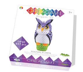 Radošais komplekts Creagami Owl Puzzles Set
