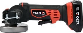 Akumuliatorinis kampinis šlifuoklis Yato YT-82826, 18 V