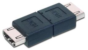 Адаптер Assmann HDMI female, HDMI female, черный цв.