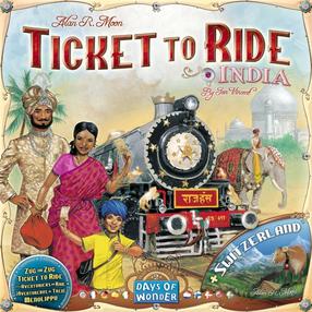 Stalo žaidimas Days of Wonder Ticket to Ride India & Switzerland, EN
