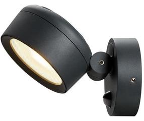 Sieninis lauko šviestuvas SLV Eskina Spot Sensor, 15W, LED, IP54, antracito sp., 22.3 cm