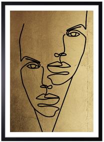 Paveikslas Theatrical Faces, 53 cm x 73 cm